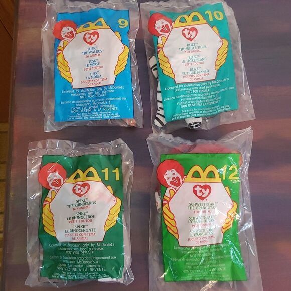 Vintage Complete Set of 18 Sealed McDonalds Teeny Beanie Babies (2000) - Picture 6 of 11